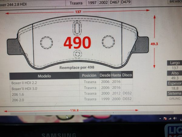 PEUGEOT 206 PARTNER, BOXER   (490) - Imagen 2