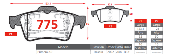 NISSAN PRIMERA 2.0   (775) - Imagen 2